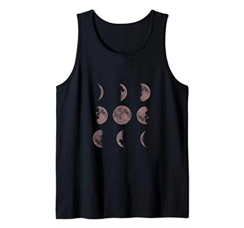 Trendy Moon Phase Panel Tank Top