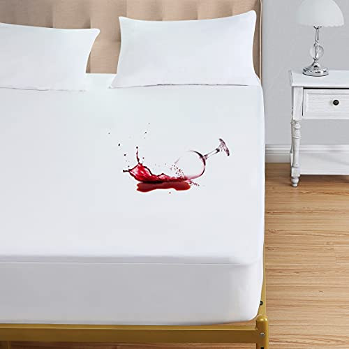 Warmtex Waterproof Mattress Protector Full Size Premium Smooth Fabric Bed Mattress Cover Hypoallergenic Mattress Pad White Breathable Noiseless Vinyl Free Mattress Top 14 Inches Deep Pocket Warmtex Waterproof Mattress Protector Full Size Premium Smooth Fabric Bed Mattress Cover Hypoallergenic Mattress Pad White Breathable Noiseless Vinyl Free Mattress Top 14 Inches Deep Pocket