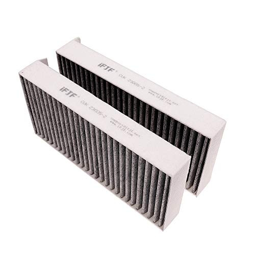 iFJF CUK 23 005-2 Cabin Air Filter Replacement for X1 2.0L 2016-2020 X2 2.0L 2018-2020 i3 0.6L 2015-2020 Cooper 1.5L 2014-2020 Clubman 1.5L 2016-2019 Replaces 64316835404 WP2131