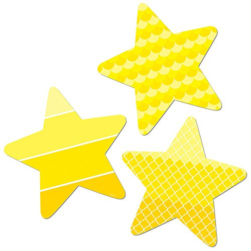 Creative Teaching Press Painted Palette Stars 3" Designer Cut-Outs