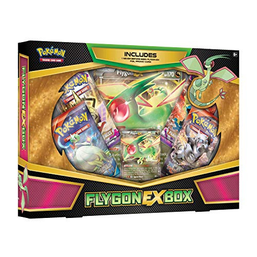 Pokemon TCG:  FLYGON-EX Box -4 Booster Packs with A Foil Promo Card and 1 Special Oversize Card