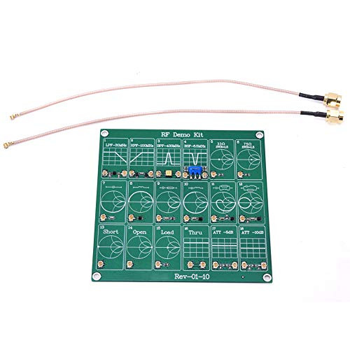 RF Demo Kit Board - Filter Attenuator - RF Test Module Vector Network Analyzer Board Filter-Attenuator Module - with 2 Pcs UFL Patch Cord