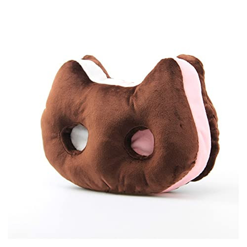 JUNMAIDZ Plush Toys Cartoon Cookie Cat Plush Pillow Soft Pillets Stuffed Doll Toy for Children Kids Girlsbirthday New Year Gift Cartoon -Farbe - Cat Pillow-