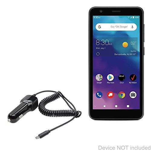 ZTE Blade Vantage 2 Car Charger BoxWave -Car Charger Plus- Car Charger Extra USB Port with Integrated Cable for ZTE Blade Vantage 2 - Black ZTE Blade Vantage 2 Car Charger BoxWave -Car Charger Plus- Car Charger Extra USB Port with Integrated Cable for ZTE Blade Vantage 2 - Black