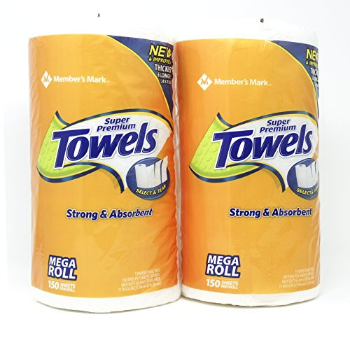 Member's Mark Super Premium Paper Towels 2 Rolls - Each Roll 150 Sheet