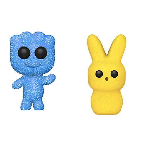 Funko POP! Candy- Sour Patch Kids - Blue  and  37103 Pop! Candy- Peeps - Yellow Bunny