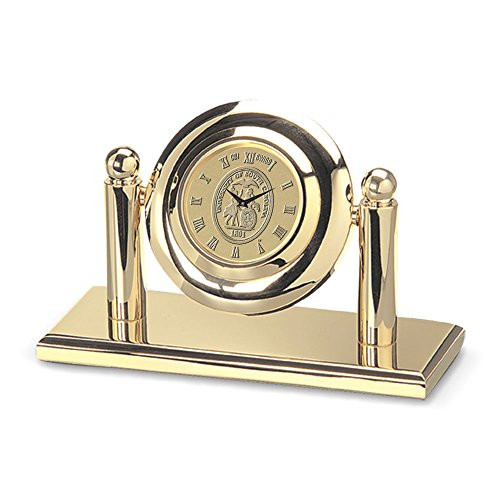 NCAA South Carolina Fighting Gamecocks Adult Arcade Desk Clock Gold