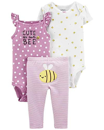 Carter's 3-Piece Bee Little Character Set -24 Months- Purple