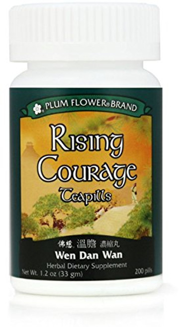 Rising Courage Teapills -Wen Dan Tang Wan- 200 ct Plum Flower