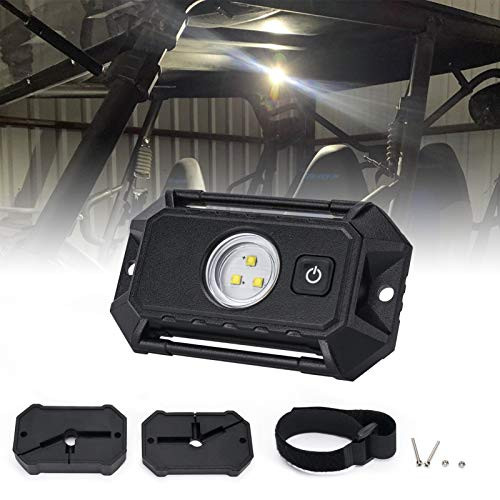 LED Dome Light YCHOW-TECH Universal Roll Bar Mount LED Light W- Switch Car Interior Lights Roll Cage Light Interior Reading Light Courtesy Work Light LED Rock Lights for UTV RZR ATV Golf Cart