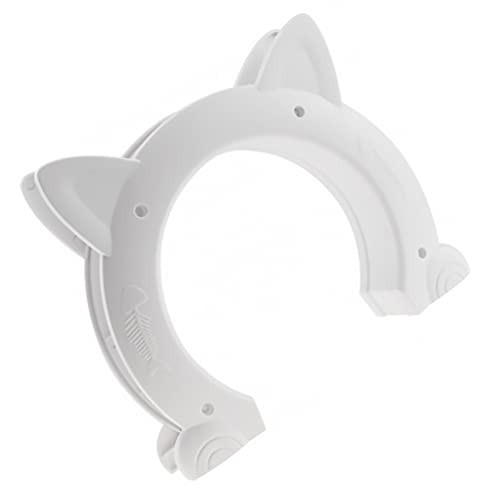 TEHAUX Interior Cat Doors- ABS Cat Corridor Door Tunnel- DIY 2 Way or 4- Way Locking Door- Easy to Install