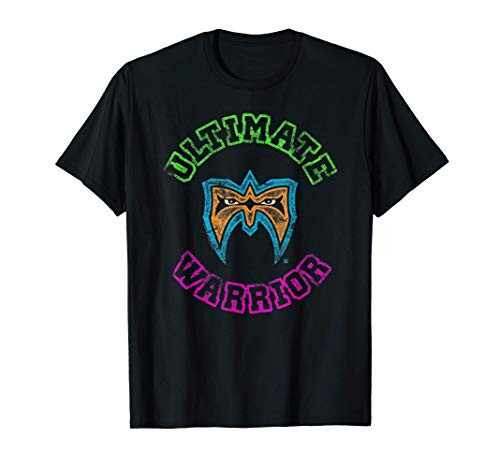 WWE Ultimate Warrior  and  Mask Neon Colors T-Shirt
