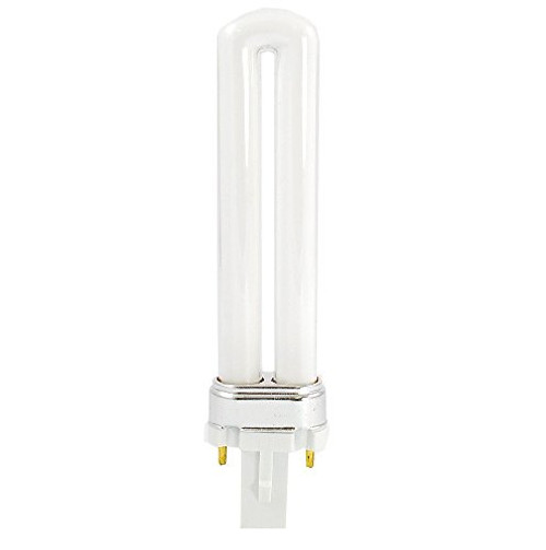 Sylvania 20305 -10-Pack- CF9DS-841-ECO 9-Watt Single Tube Compact Fluorescent Light Bulb 4100K 580 Lumens 82 CRI T4 Shape G23 Base
