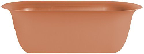 Bloem Modica Deck Rail Planter 24" Terra Cotta