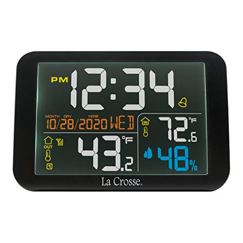 La Crosse Technology 308-66677-INT Color Wireless Weather Station Black