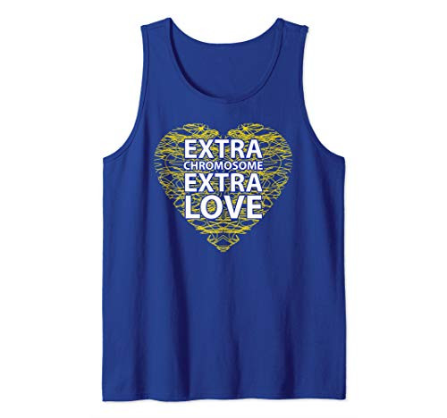 Extra Chromosome Extra Love Down Syndrome Awareness Tank Top