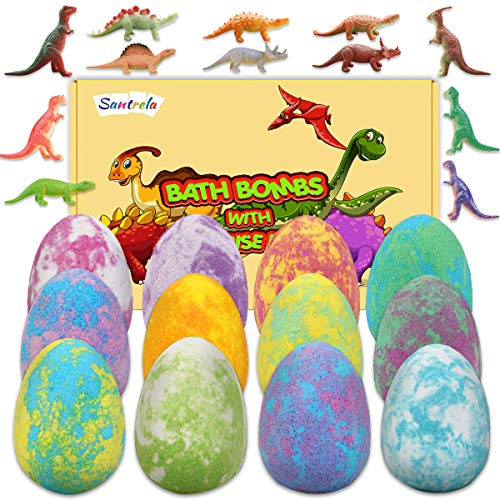 Bath Bombs for Kids with Surprise Inside for Girls Boys - Surprise Colorful Egg 12 Large Size Gift Set Handmade Bubble Bath Fizzies Spa Fizz Balls Kit for Birthday Christmas Easter Day Bath Bombs for Kids with Surprise Inside for Girls Boys - Surprise Colorful Egg 12 Large Size Gift Set Handmade Bubble Bath Fizzies Spa Fizz Balls Kit for Birthday Christmas Easter Day