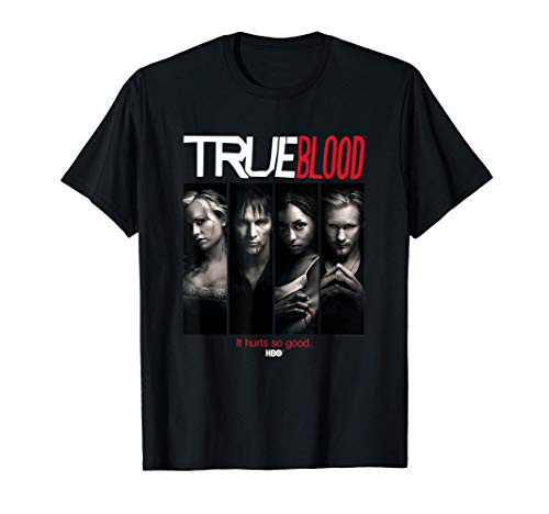 True Blood Four Panel Season Two Poster T-Shirt True Blood Four Panel Season Two Poster T-Shirt