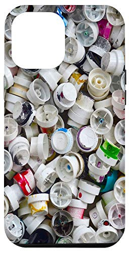 iPhone 12 Pro Max Graffiti Urban Art Street Artist Spray Paint Can Caps Case