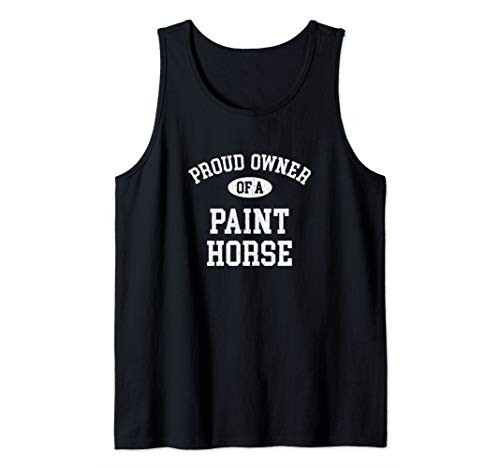 Horse Lovers Who Love Their Paint Horse Tank Top