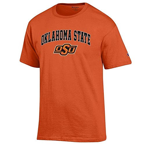 Elite Fan Shop Oklahoma State Cowboys Tshirt Varsity Orange Arch Over - Medium
