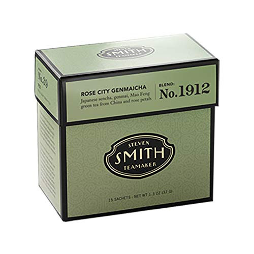 Smith Teamaker Blend No. 1912, Rose City Genmaicha, 1.26 Ounce
