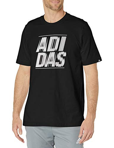 adidas mens EXT Motion Adi Tee Black Small