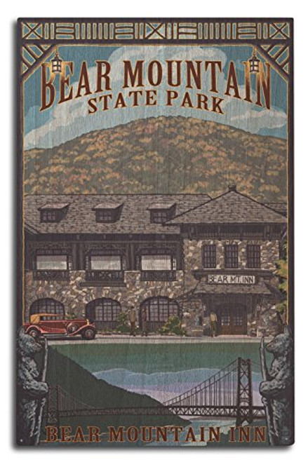 Lantern Press Bear Mountain Park New York Bear Mountain Inn -10x15 Wood Wall Sign Wall Decor Ready to Hang- Lantern Press Bear Mountain Park New York Bear Mountain Inn -10x15 Wood Wall Sign Wall Decor Ready to Hang-