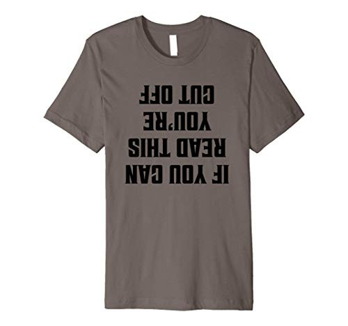 Funny Cut Off Bartender and Bartending Upside Down Design Premium T-Shirt