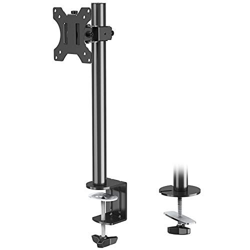 MOUNTUP Single Monitor Mount Adjustable Monitor Stand for Max 32 Inch Flat Curved Computer Screen Monitor Arm Desk Mount Fit VESA 75x75 and 100x100 up to 17.6lbs with C-Clamp and Grommet Base Black MOUNTUP Single Monitor Mount Adjustable Monitor Stand for Max 32 Inch Flat Curved Computer Screen Monitor Arm Desk Mount Fit VESA 75x75 and 100x100 up to 17.6lbs with C-Clamp and Grommet Base Black