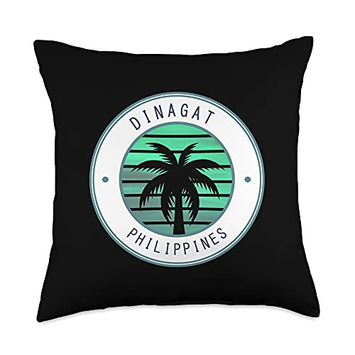 Philippinien Dinagat Gift Dinagat Philippinien Travel Vacation Throw Pillow 18x18 Multicolor