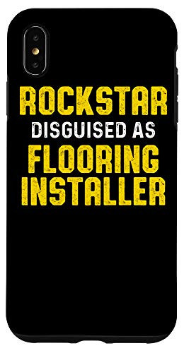 iPhone XS Max Flooring Installer Contractor Disguise Floor Installation Case