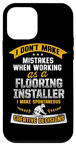 iPhone 12 mini Flooring Installer Contractor Fun Taught Floor Installation Case