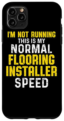 iPhone 11 Pro Max Flooring Installer Contractor Running Floor Installation Case