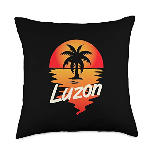 Philippines Vacation Luzon Design Luzon Philippines Vacation Travel Throw Pillow 18x18 Multicolor