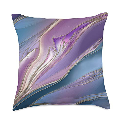 Creativemotions Abstract Liquid Flowing Paint Art - Serenity Throw Pillow 18x18 Multicolor Creativemotions Abstract Liquid Flowing Paint Art - Serenity Throw Pillow 18x18 Multicolor