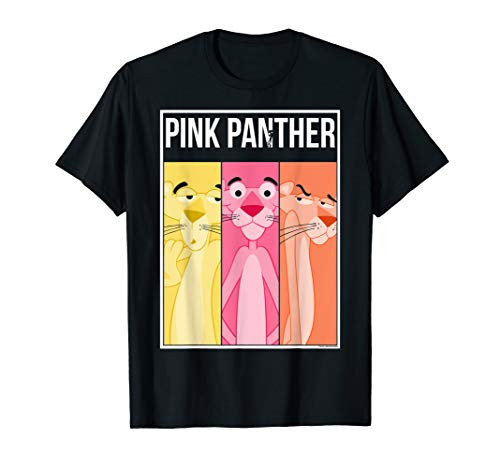 The Pink Panther Colorful Panels T-Shirt