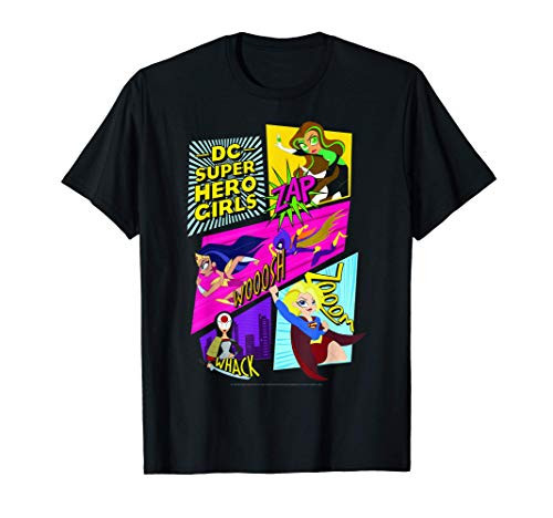 DC Comics Super Hero Girls Comic Panels T-Shirt