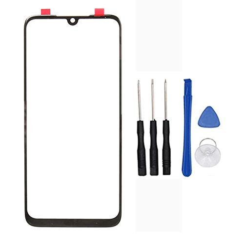 Outer Glass Lens Front Screen Cover Replacement for Xiaomi Redmi Note 7/ Redmi Note 7 Pro (Not LCD and Not Digitizer) Black
