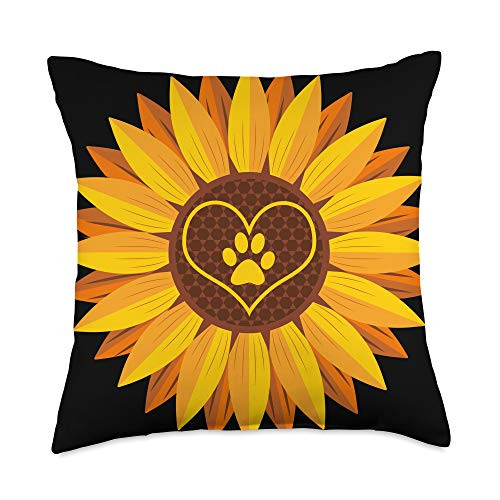 Beautiful Sunflower Aesthetics Floral Gift Idea Cute Pet Paw Animal Lover Florist Yellow Flower Sunflower Throw Pillow 18x18 Multicolor Beautiful Sunflower Aesthetics Floral Gift Idea Cute Pet Paw Animal Lover Florist Yellow Flower Sunflower Throw Pillow 18x18 Multicolor