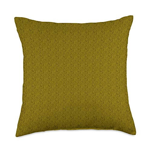 ASBGallery Vintage Yellow Solid Pattern Colorful Design Throw Pillow 18x18 Multicolor