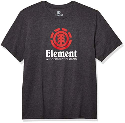 Element Men's Vertical Short Sleeve Tee Shirt Charcoal Heather 2XL