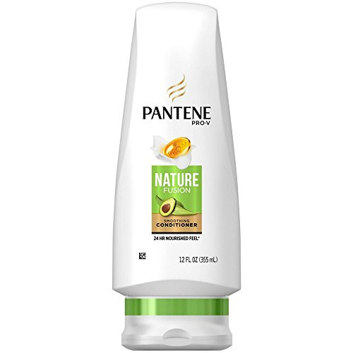Pantene Nature Fusion Smoothing Conditioner With Avocado Oil 12 oz -Pack of 3-