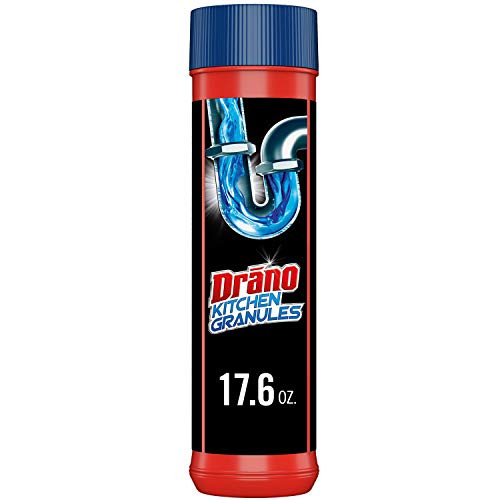 Drano Kitchen Granules Drain Clog Remover and Cleaner 17.64 Ounce