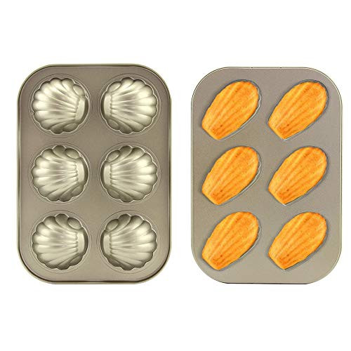Cake Pans 9 inch Madeleine Pan Warp Resistant Baking Pans Carbon Steel Cake Pans Shell Banana Shape Cake Baking Trays Kitchen Bakeware Set Baking Trays For Oven Non Stick(Shell+Banana Madeleine Pans) Cake Pans 9 inch Madeleine Pan Warp Resistant Baking Pans Carbon Steel Cake Pans Shell Banana Shape Cake Baking Trays Kitchen Bakeware Set Baking Trays For Oven Non Stick(Shell+Banana Madeleine Pans)