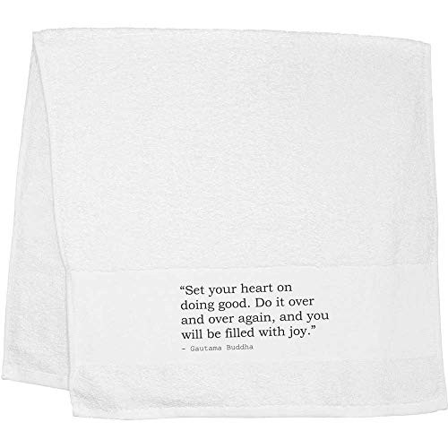 Azeeda Quote by Gautama Buddha Hand - Guest Towel -TL00001000-