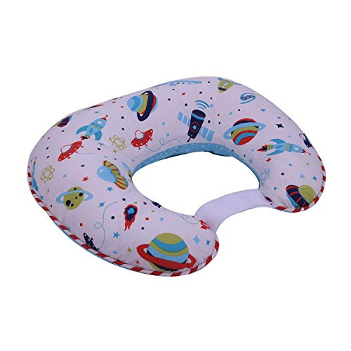 Bacati Space Multicolor Boys Cotton Nursing Pillow Cover
