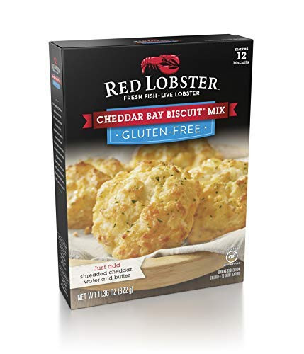 Red Lobster Gluten Free Cheddar Bay Biscuit Mix 11.36oz Pack of 4