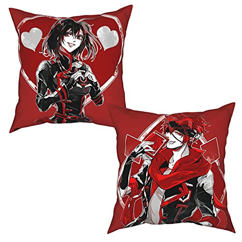 D.Gray-Man Anime Pillow Outdoor Camping Bed Sofa Multifunctional. Comfortable Four Season Pillows -2 Pieces- 18" X18"...