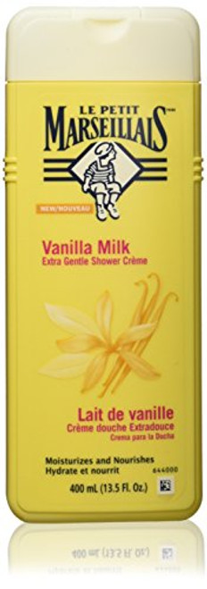 Le Petit Marseillais Extra Gentle Shower Creme Vanilla Milk 400 Ml 13.5 Fluid Ounce
